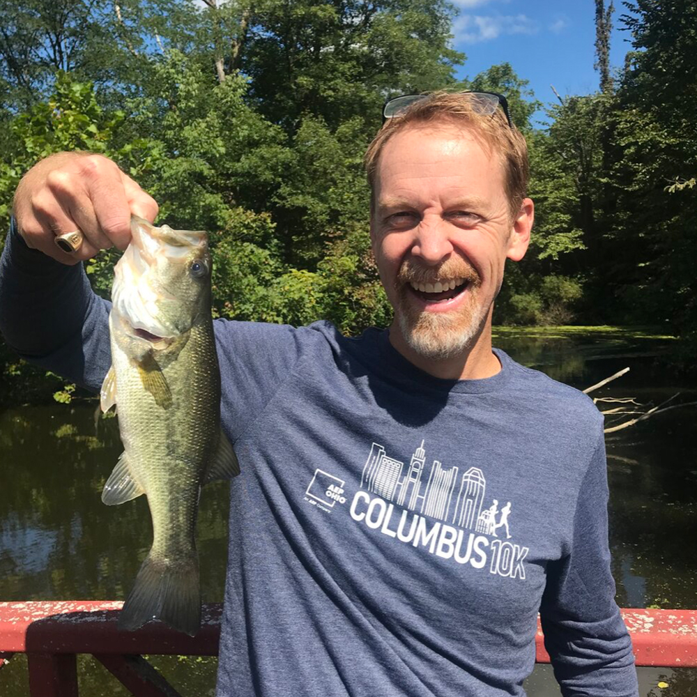 Bill, a satisfied individual fishing class customers